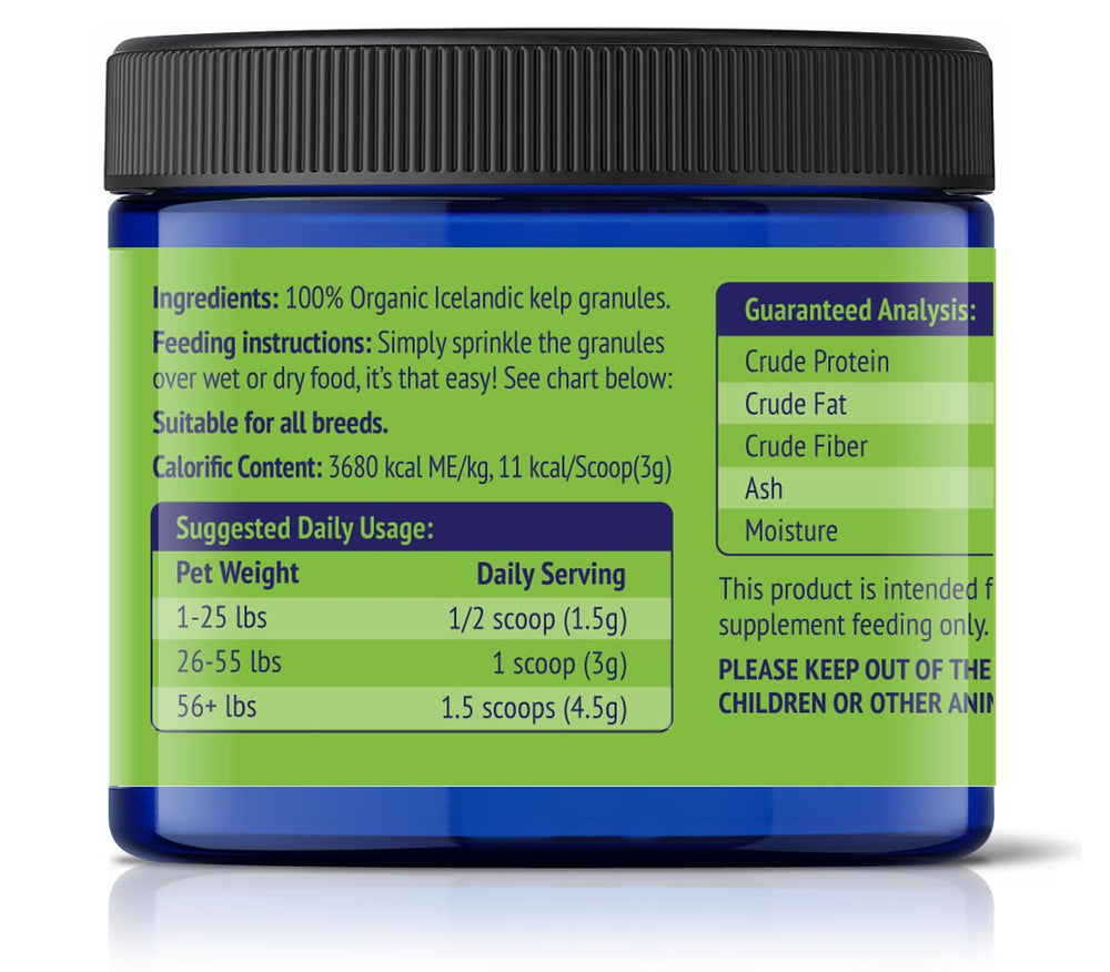 NuLife Dog Teeth Powder open package shows easy daily integration into routine.