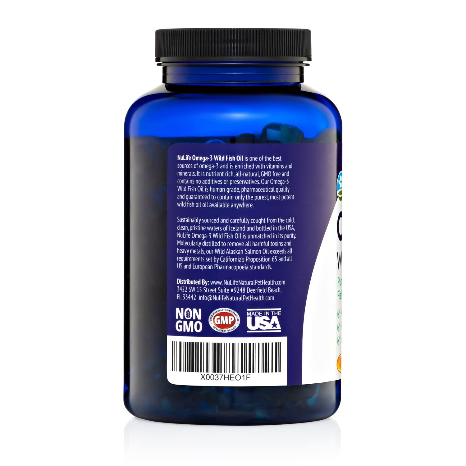 NuLife 180-capsule pack for daily administration and long-term support.