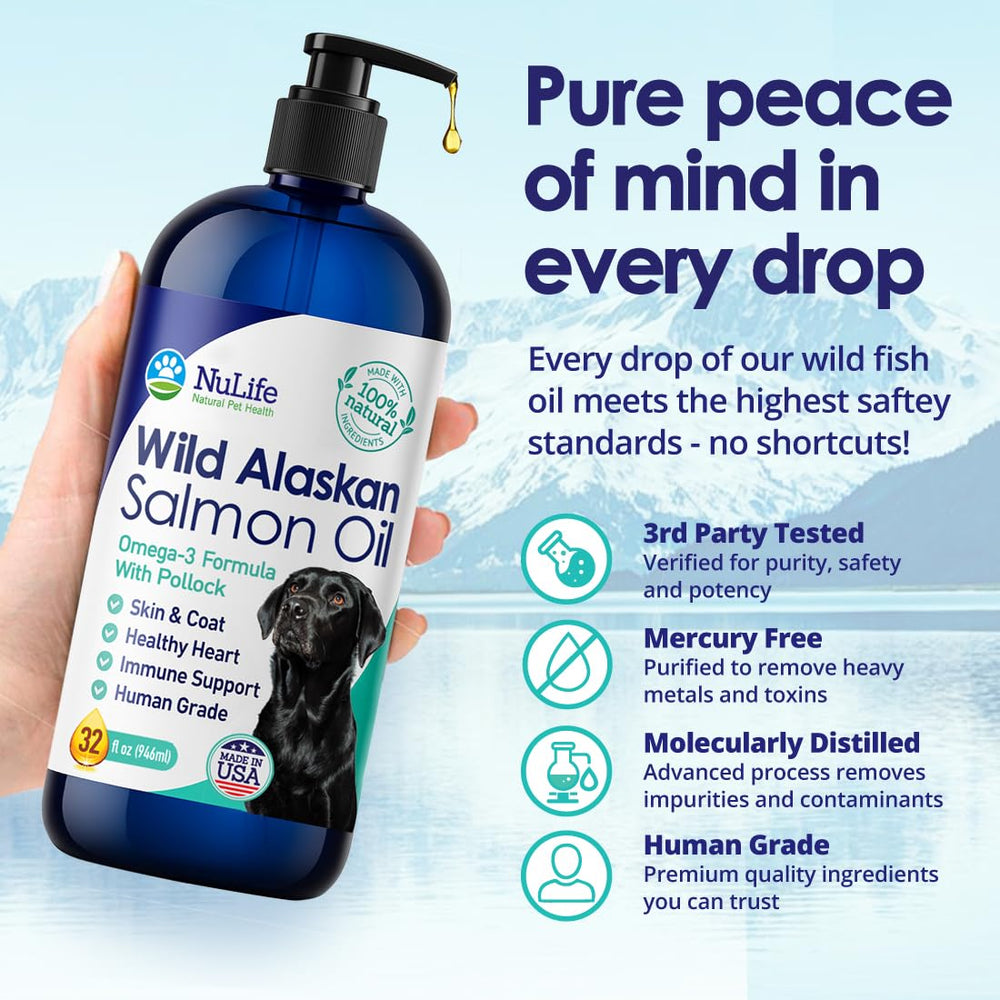 NuLife Natural Pet Health supports immune health with marine fatty acids.