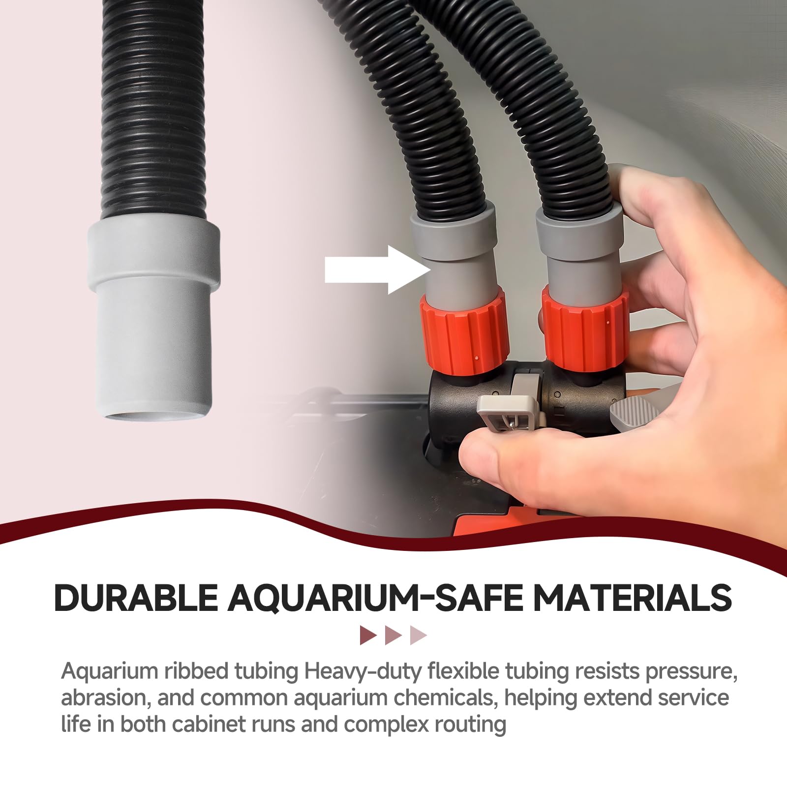 Numano A20015 connector compatibility helps leak-free filter connections.