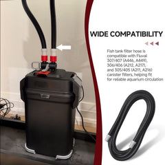 Numano A20015 durable aquarium tubing resists chemicals and wear for long use.