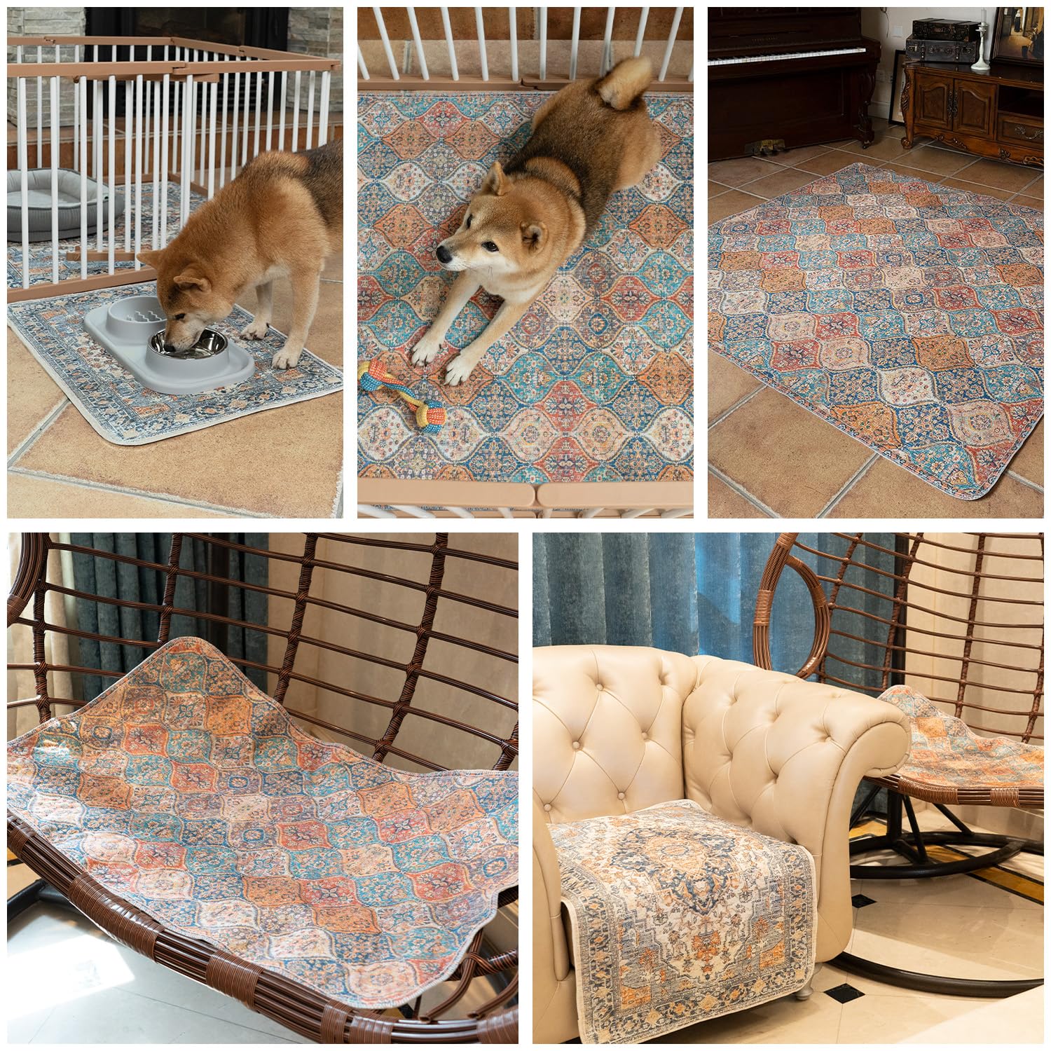 Nunubaby 72x72-inch pad fits large spaces for busy homes.