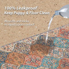 Nunubaby non-slip back keeps pad in place on floors and crates.