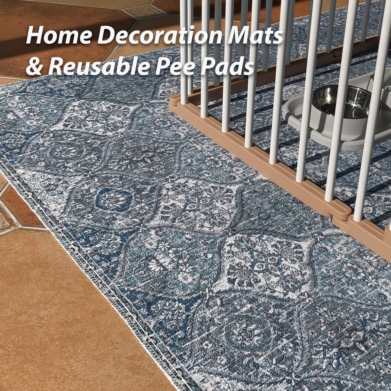Nunubaby washable pee pad leakproof layer close-up demonstrates multi-layer protection