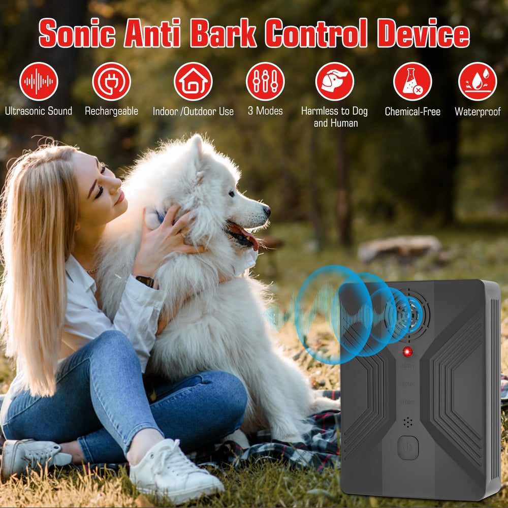 Nupec anti-barking device 50ft-range demonstrates broad coverage for yards
