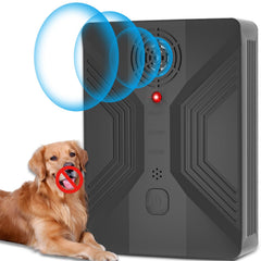 Nupec anti-barking device outdoor hanging shows easy bark control for yards