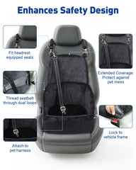 NUPIDA dog car seat waterproof base keeps interiors clean.