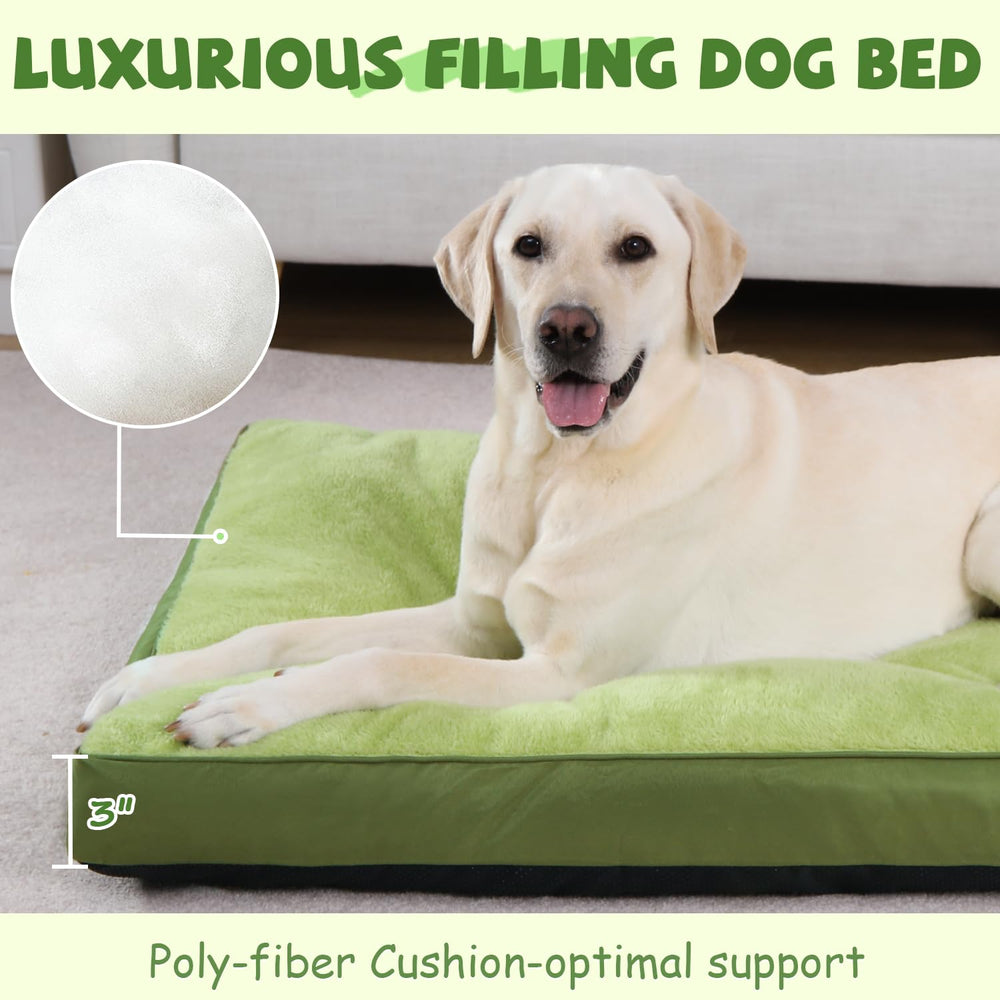 NUPIDA dog crate bed 3-inch padding offers even weight distribution.