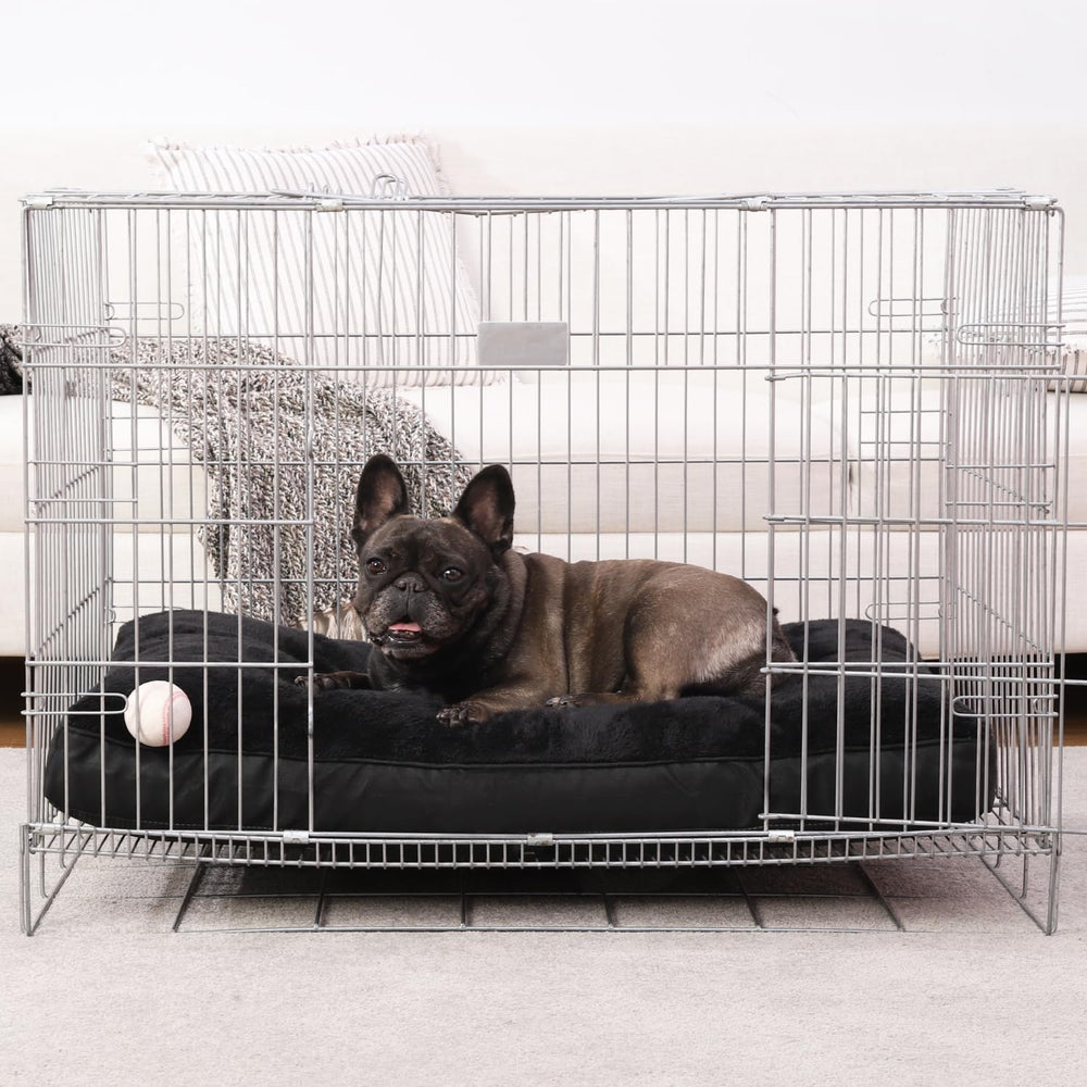 NUPIDA dog crate bed non-slip bottom prevents movement during rest