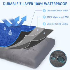 NUPIDA removable cover with durable L-shaped zipper for easy cleaning