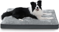 NUPIDA dog crate bed ultra-soft surface for calming naps.