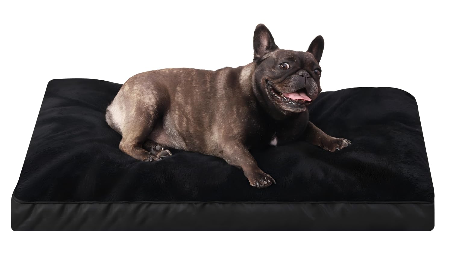 NUPIDA Dog Crate Bed velvet surface delivers cozy, calming rest.