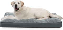 NUPIDA dog crate bed with waterproof deluxe velvet surface for cozy calm naps