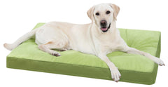 NUPIDA dog crate bed showing waterproof middle layer for added protection