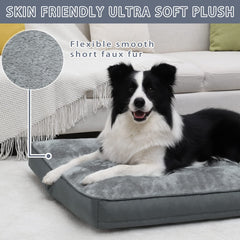NUPIDA dog crate bed waterproof middle layer protects padding.