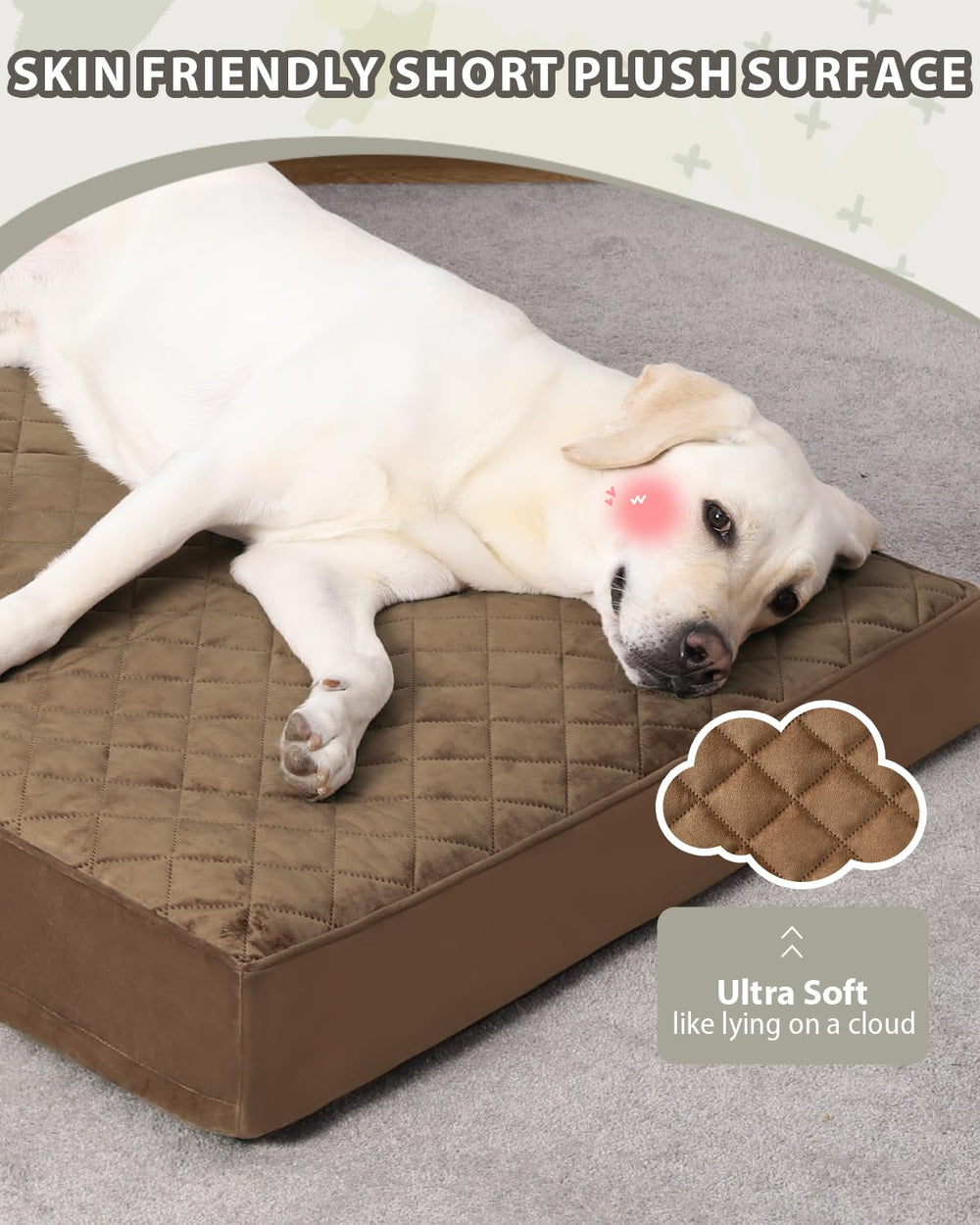 NUPIDA egg crate foam support provides joint comfort and airflow