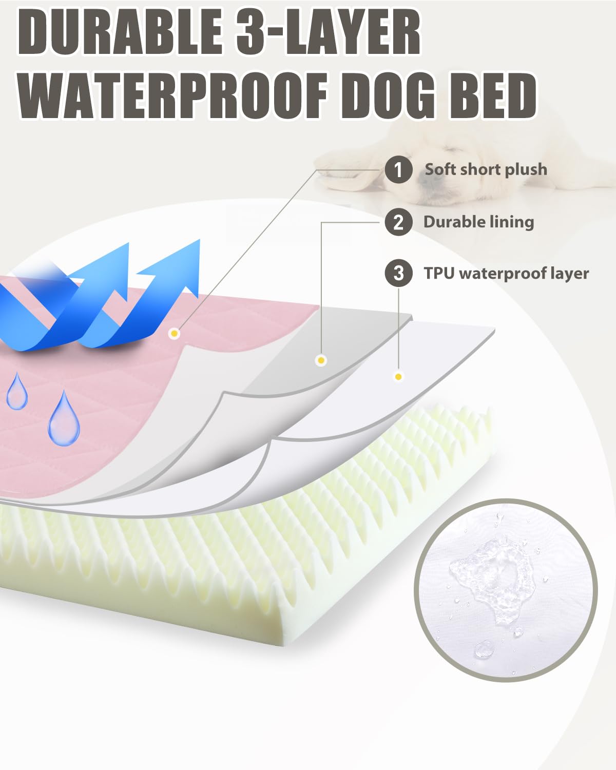 NUPIDA non-slip bottom detail demonstrates stable placement on various floors.