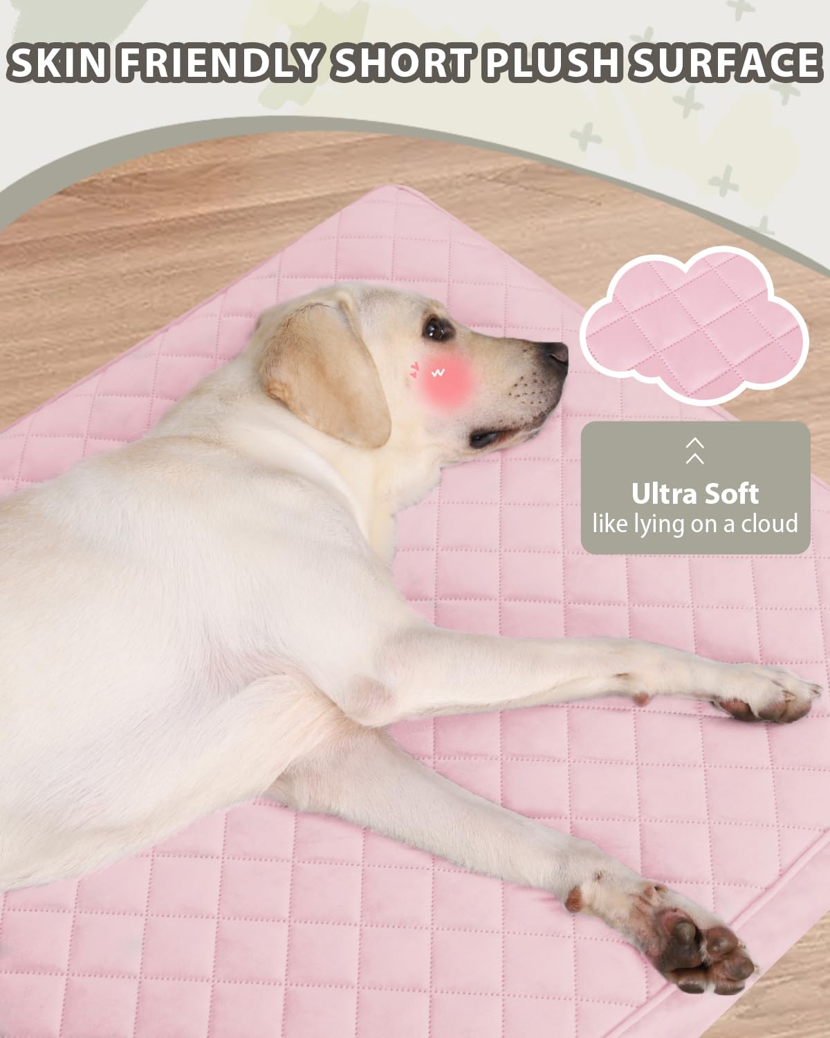NUPIDA orthopedic XL bed waterproof layer visible for easy cleaning