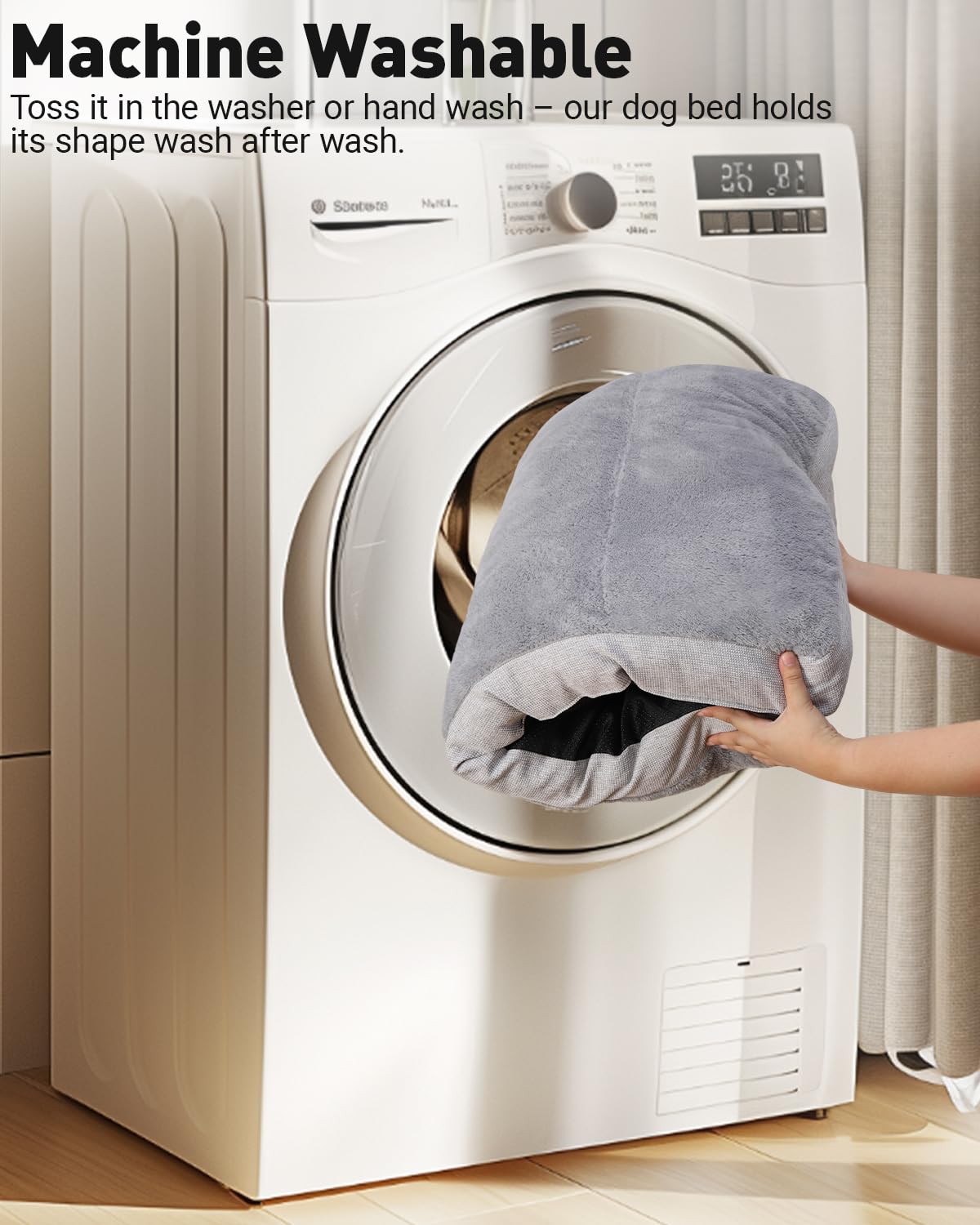 NUPIDA washable bed is easy to care for with cold machine wash