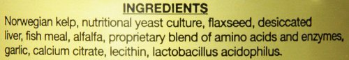 Nupro Health Nuggets for Cats ingredient-label closeup conveying natural, high-quality nutrients