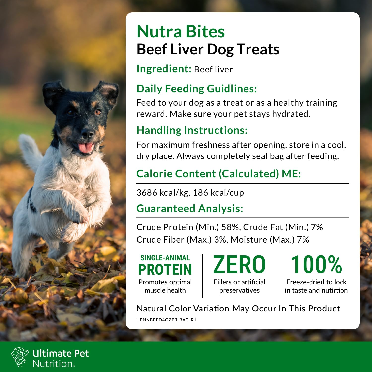 Nutra Bites aroma apetitoso de hígado de res para perros