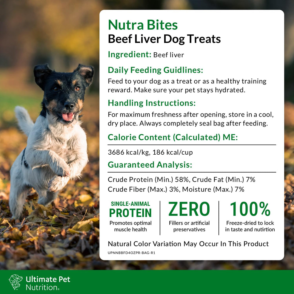 Nutra Bites aroma apetitoso de hígado de res para perros