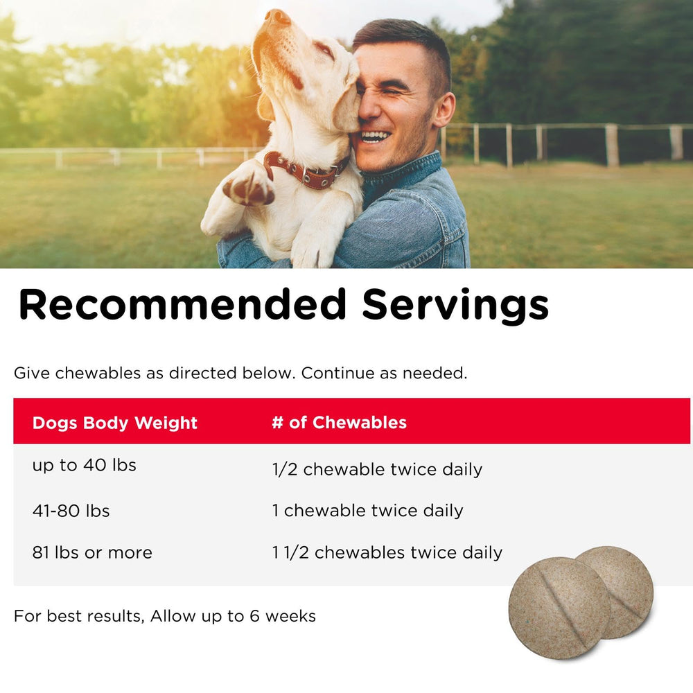 Nutri-Vet Hip & Joint chew NASC seal on packaging signals quality