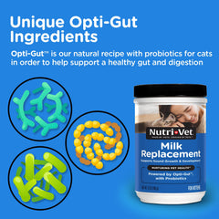 Nutri-Vet veterinarian-formulated label ensuring trusted kitten nutrition.