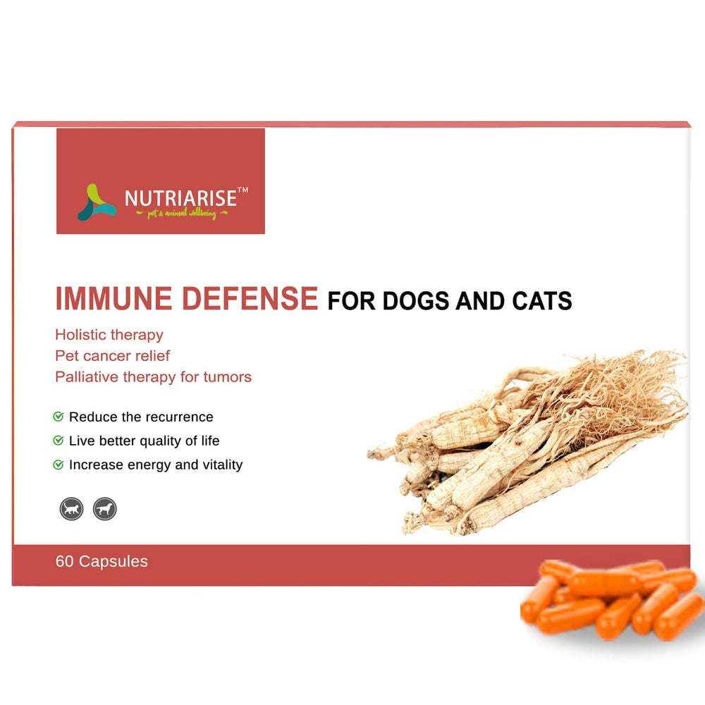 NUTRIARISE Immune Defense bottle pour for daily pet immune support