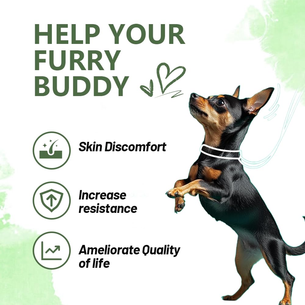 Nutridog allergy powder daily dosing demonstrates mixing into dog meals
