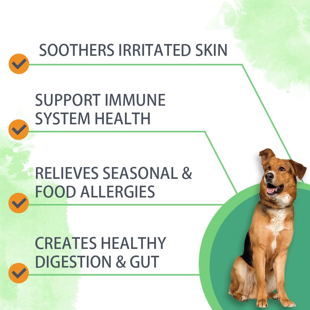 Nutridog allergy powder probiotics-6-strain supports gut balance and happier digestion