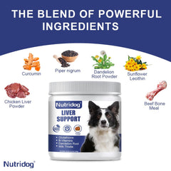 Nutridog Liver Support Chews chicken flavor close-up appealing to picky eaters