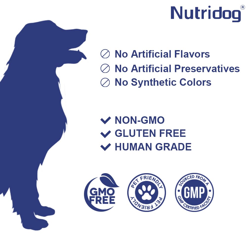 Nutridog Liver Support Chews ingredients include dandelion root and choline for kidney health