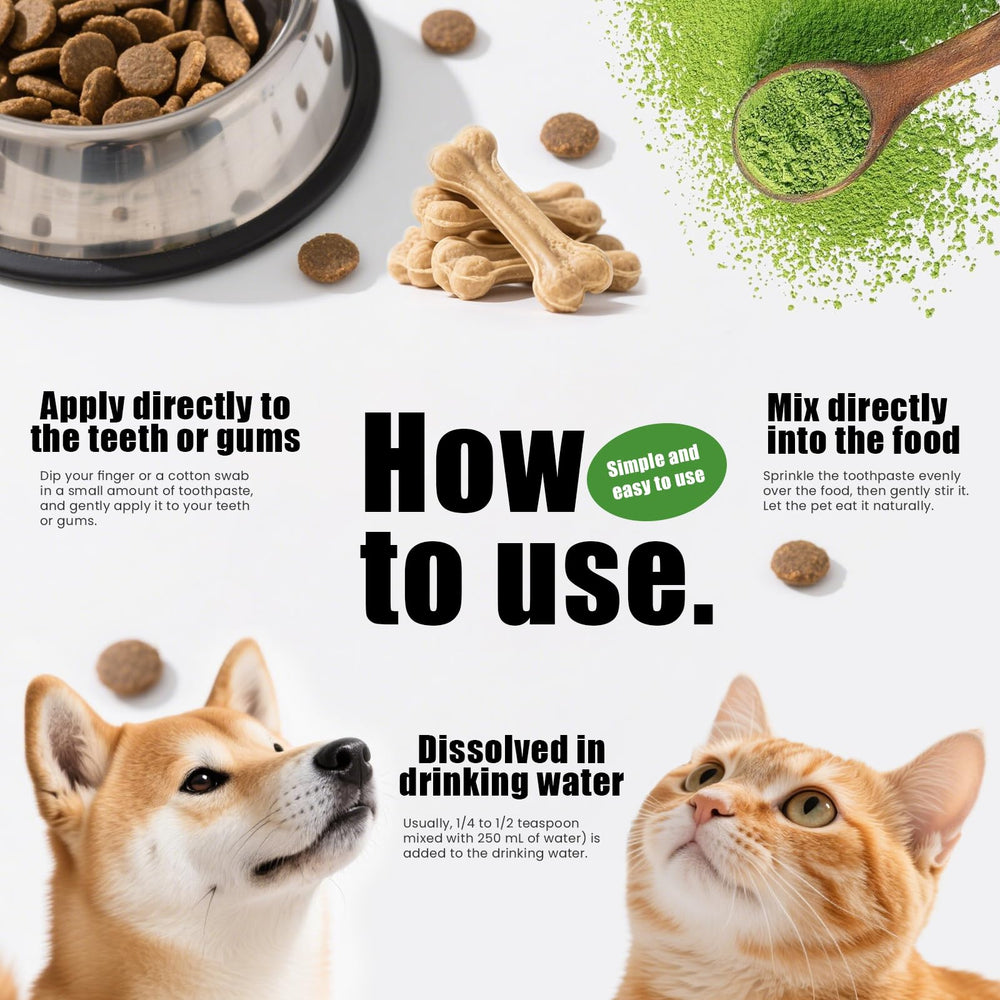 Nutridog probiotics and brown algae ingredients—targeted biofilm breakdown for cleaner teeth.