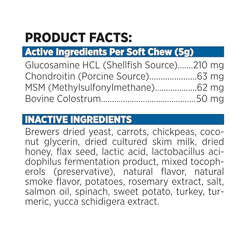 NutriSource AmpliFull Turkey Mobility Soft Chews on shelf suggesting an active lifestyle.