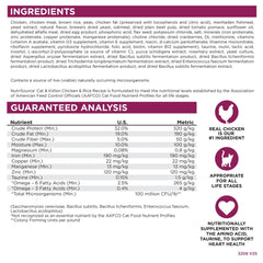 NutriSource cat-food bowl shows gut-friendly prebiotics and probiotics supporting digestion.