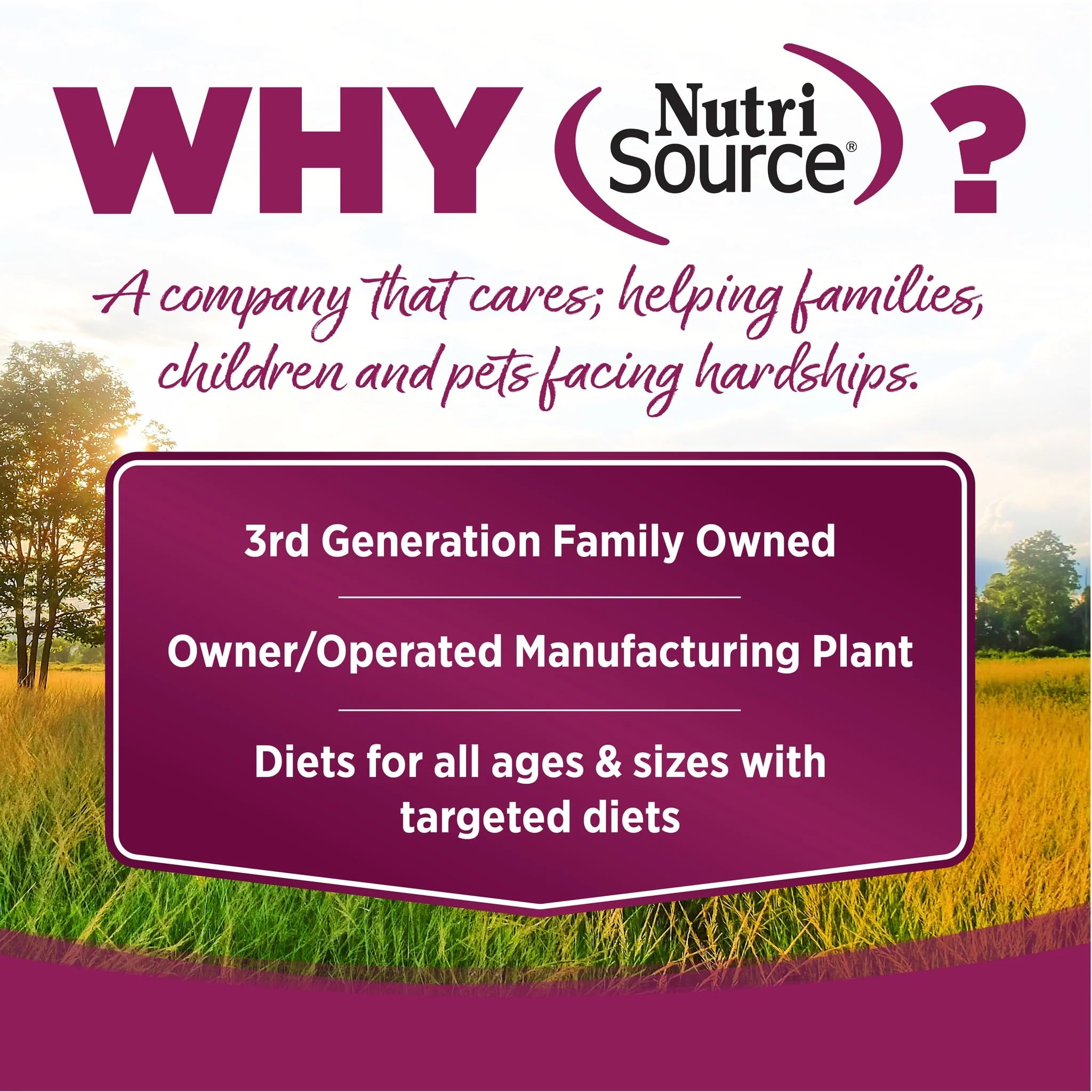 NutriSource rotation-friendly diets demonstrate easy feeding variety for households.