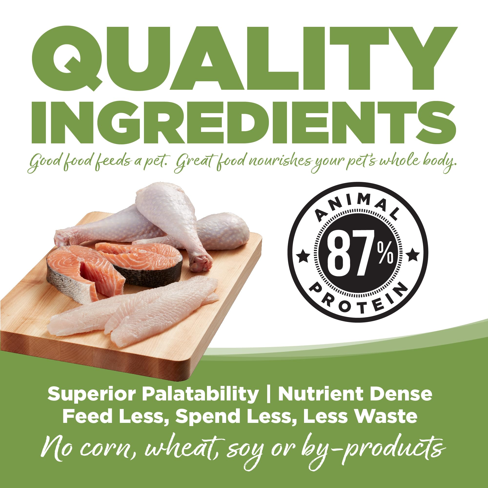 All-life-stages label on NutriSource Element Coastal Plains packaging.