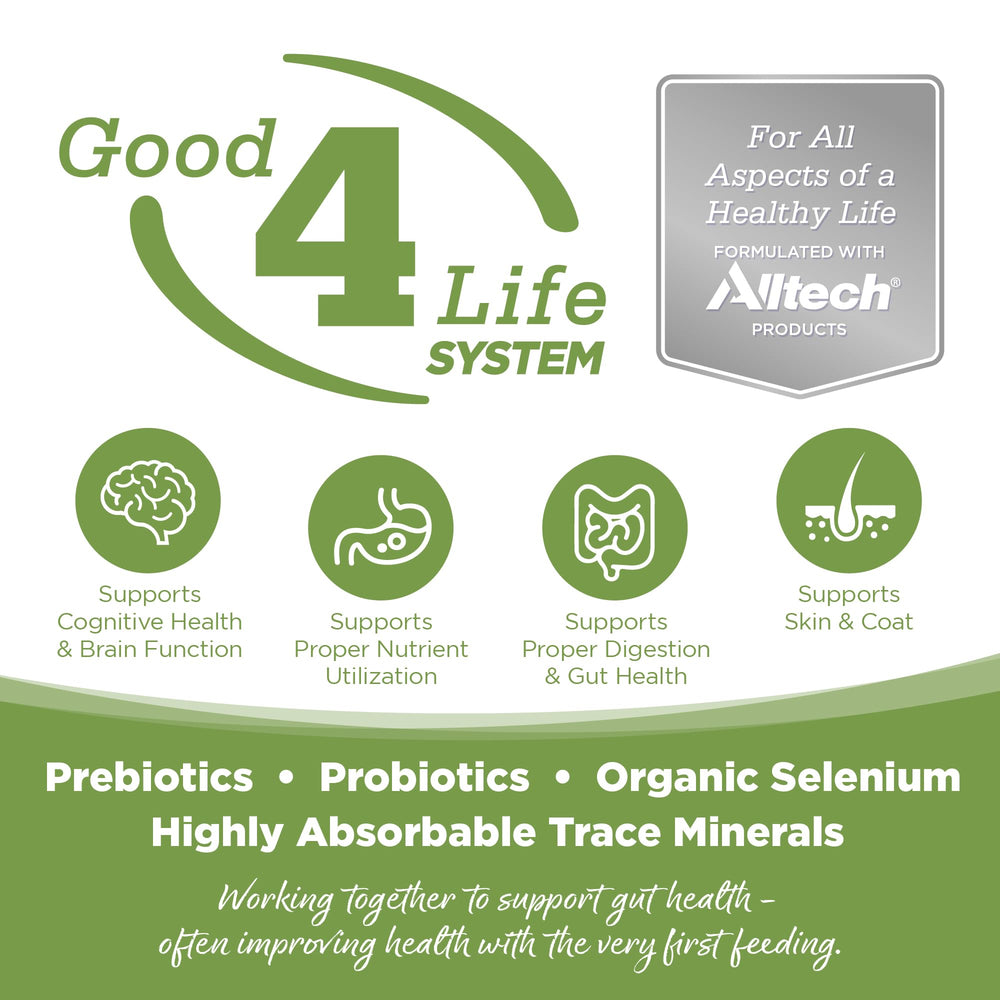 Probiotics blend in NutriSource Element Coastal Plains for gut health support.