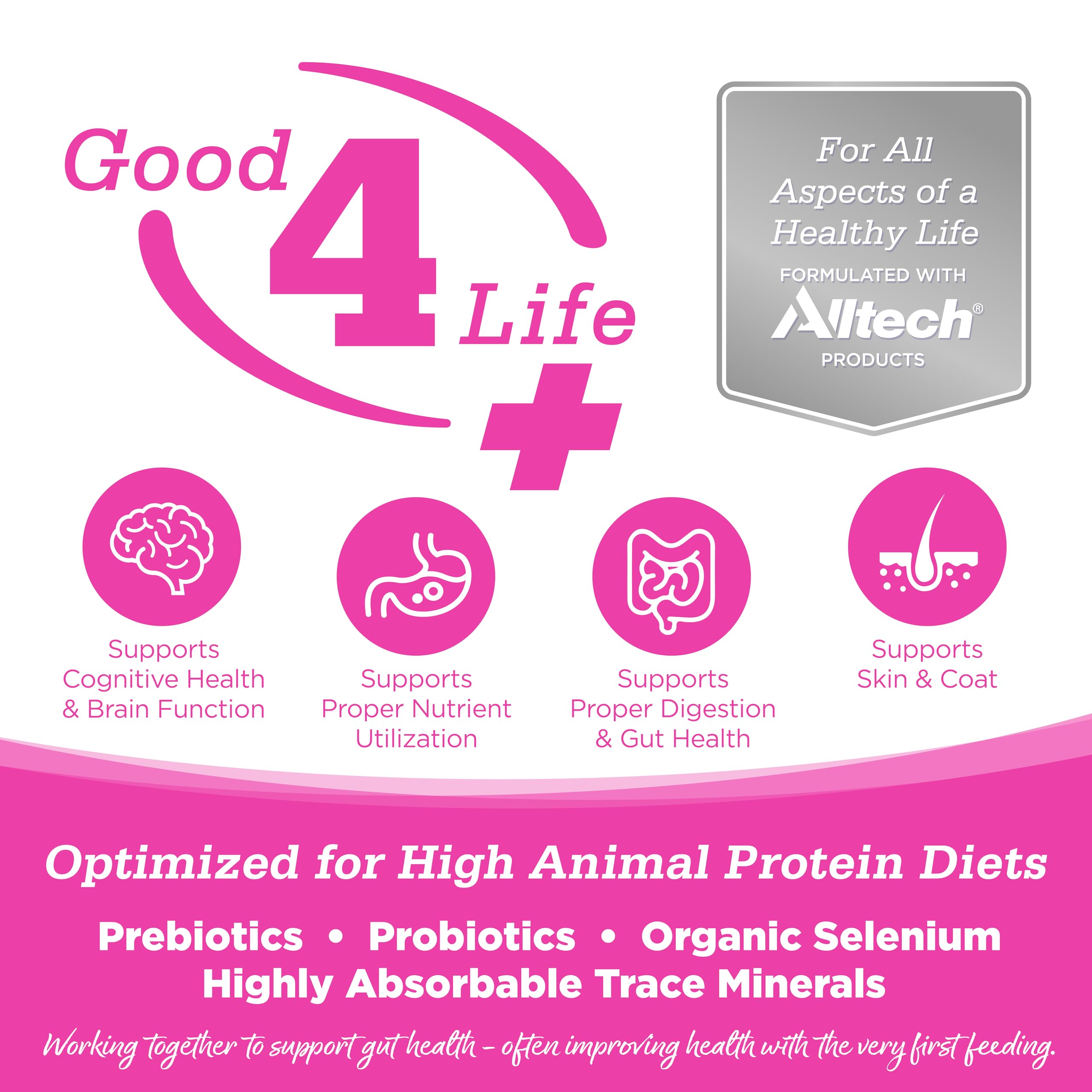 NutriSource Element Meadow bag close-up highlights protein-focused formula