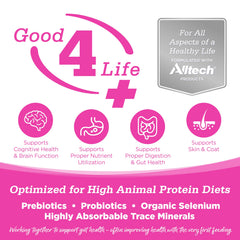 NutriSource Element Meadow bag close-up highlights protein-focused formula