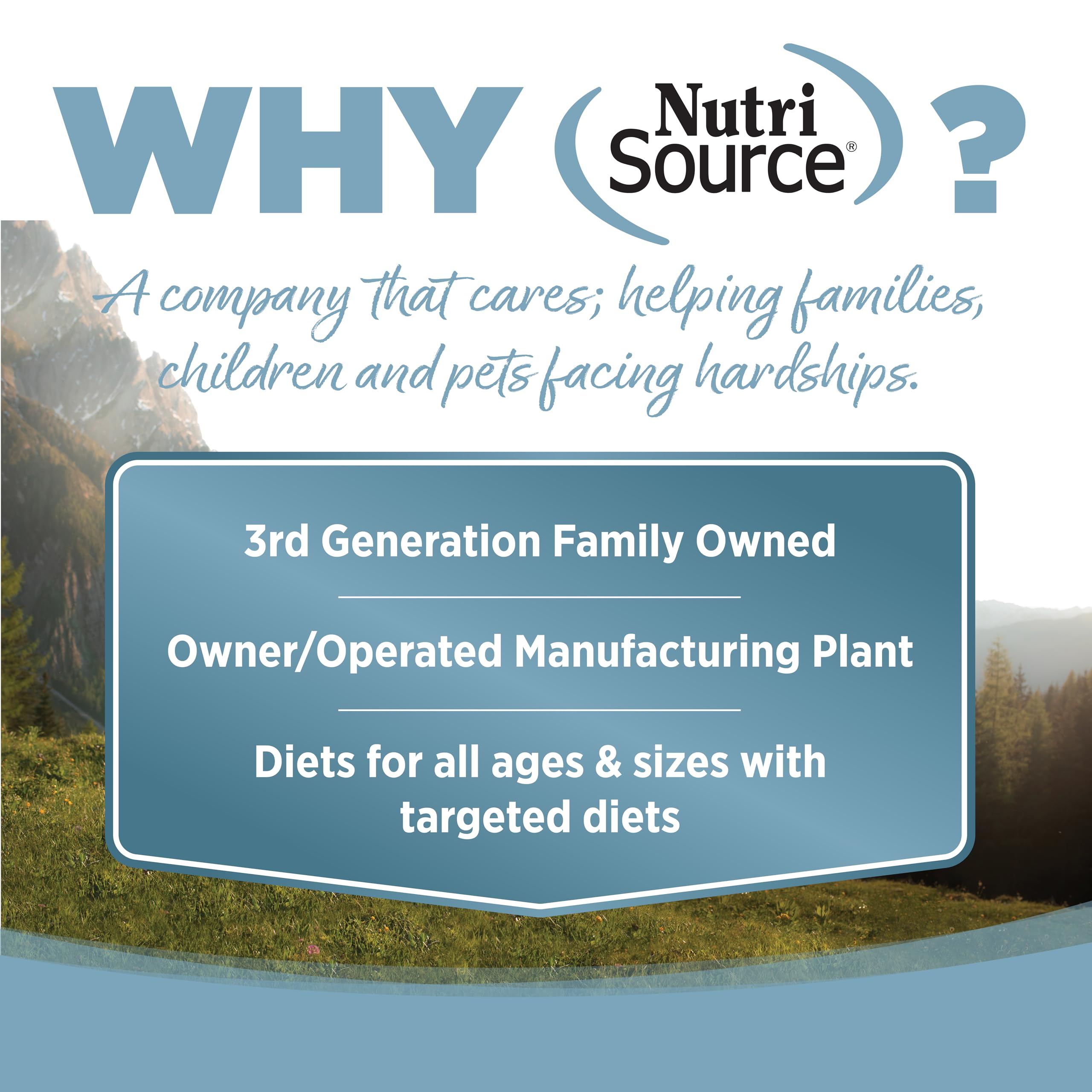 NutriSource Open Waters probiotics-digestive support image indicates gut health benefits