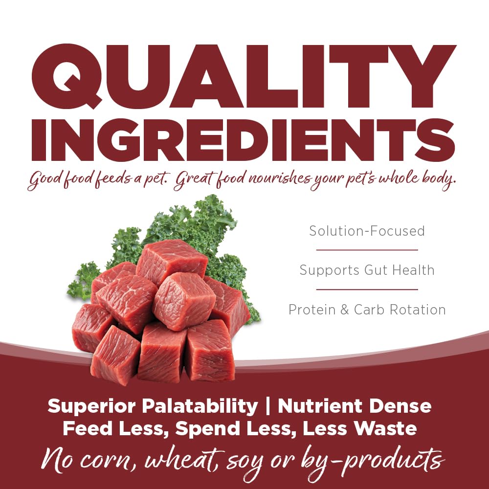 NutriSource Pure Vita probiotics-coated-kibble shows quick-digestive support in kibble.