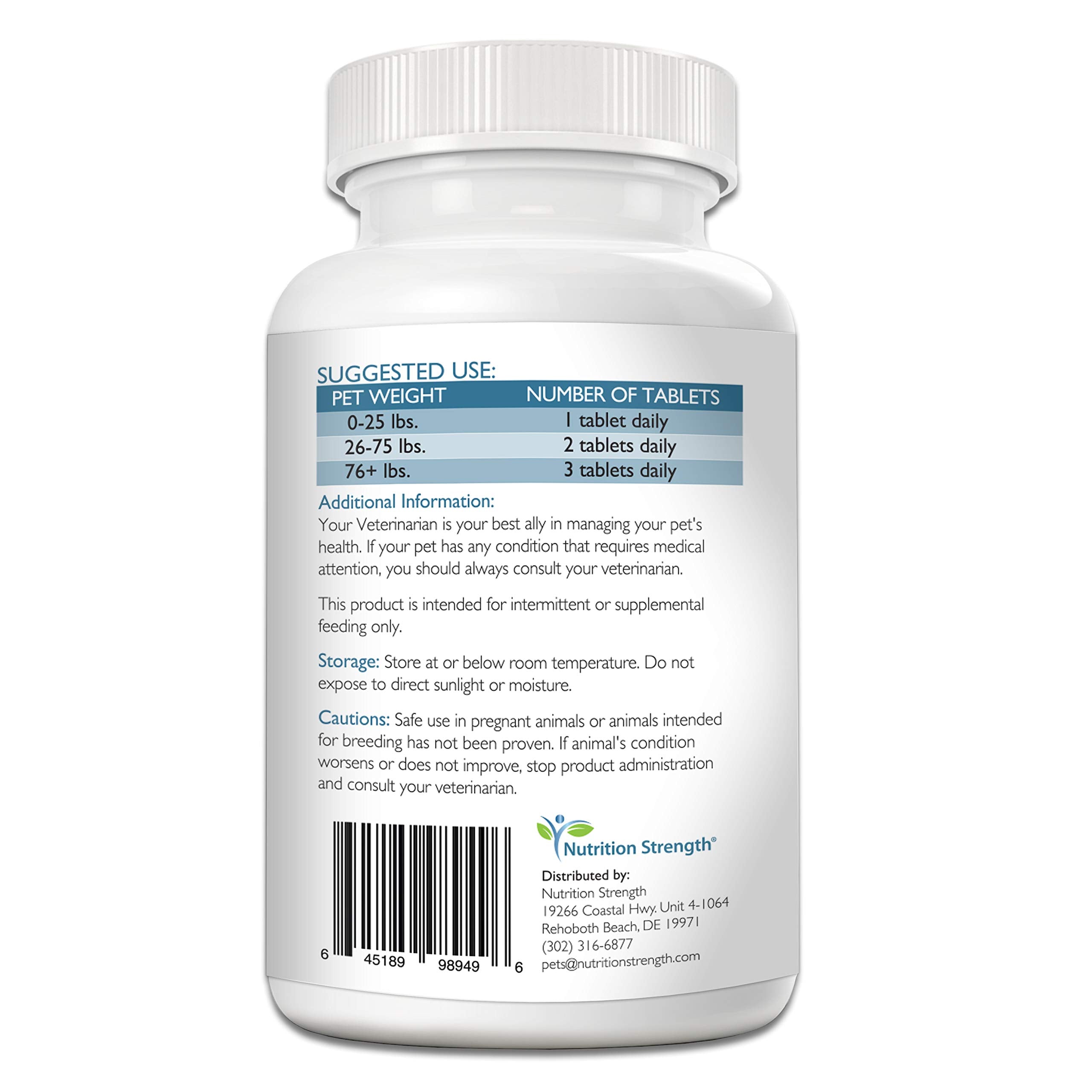 Nutrition Strength dog incontinence chews close-up highlighting tasty daily support.