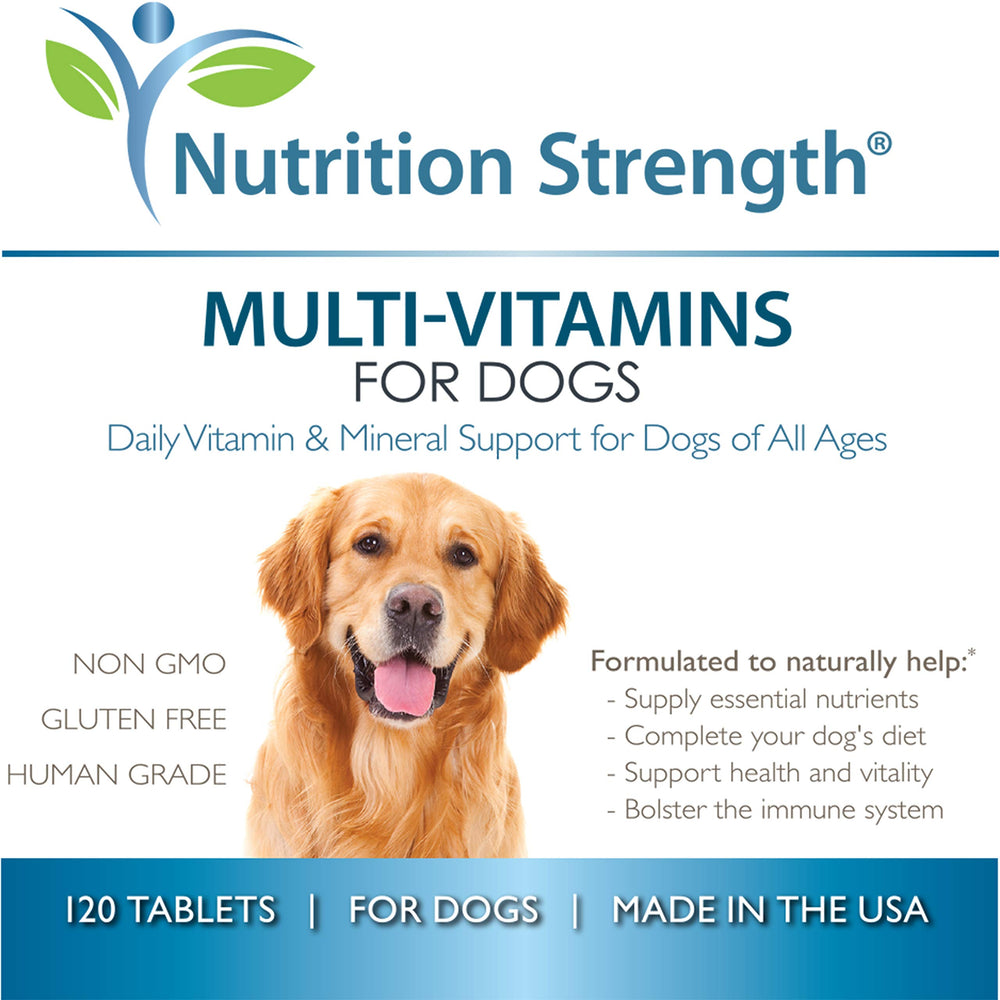 Nutrition Strength immune-support packaging for immune health support in pets.