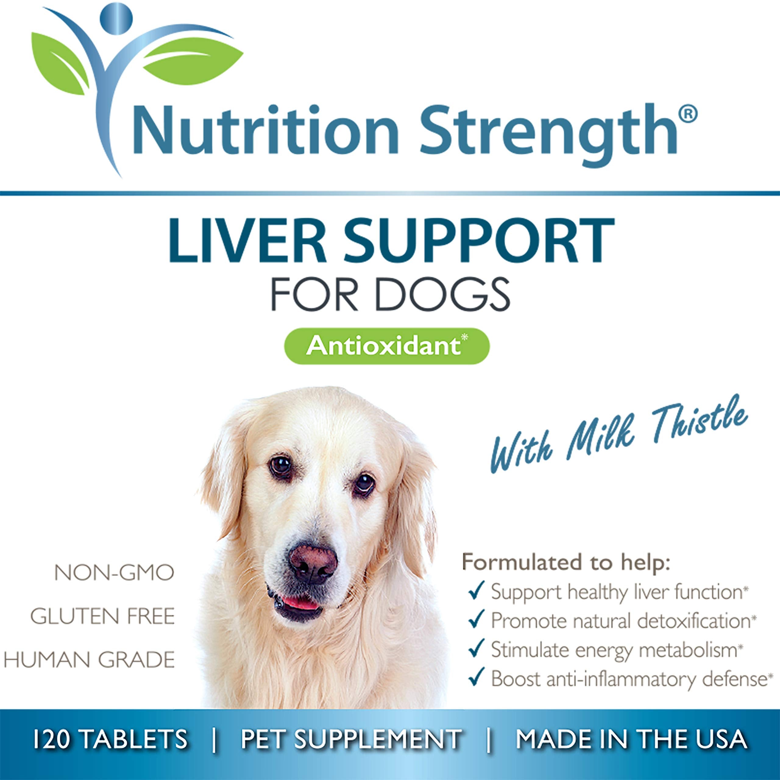 Nutrition Strength Liver Support for Dogs energy-boost—vitality for dogs of all ages.