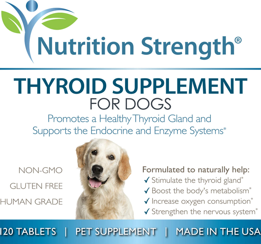 Nutrition Strength Made in USA badge — quality dog thyroid supplement