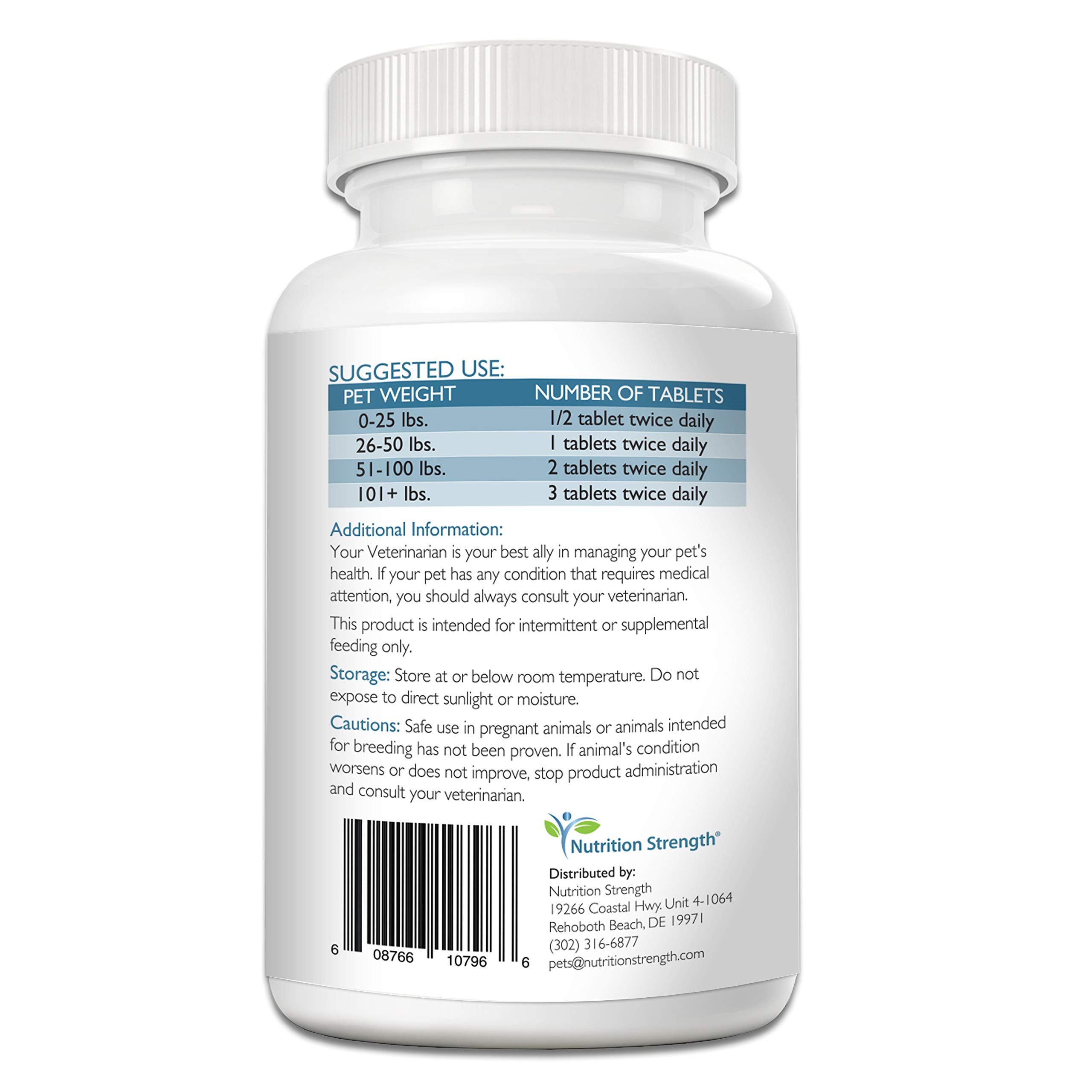 Nutrition Strength mushroom blend bottle label emphasizes immune support ingredients.