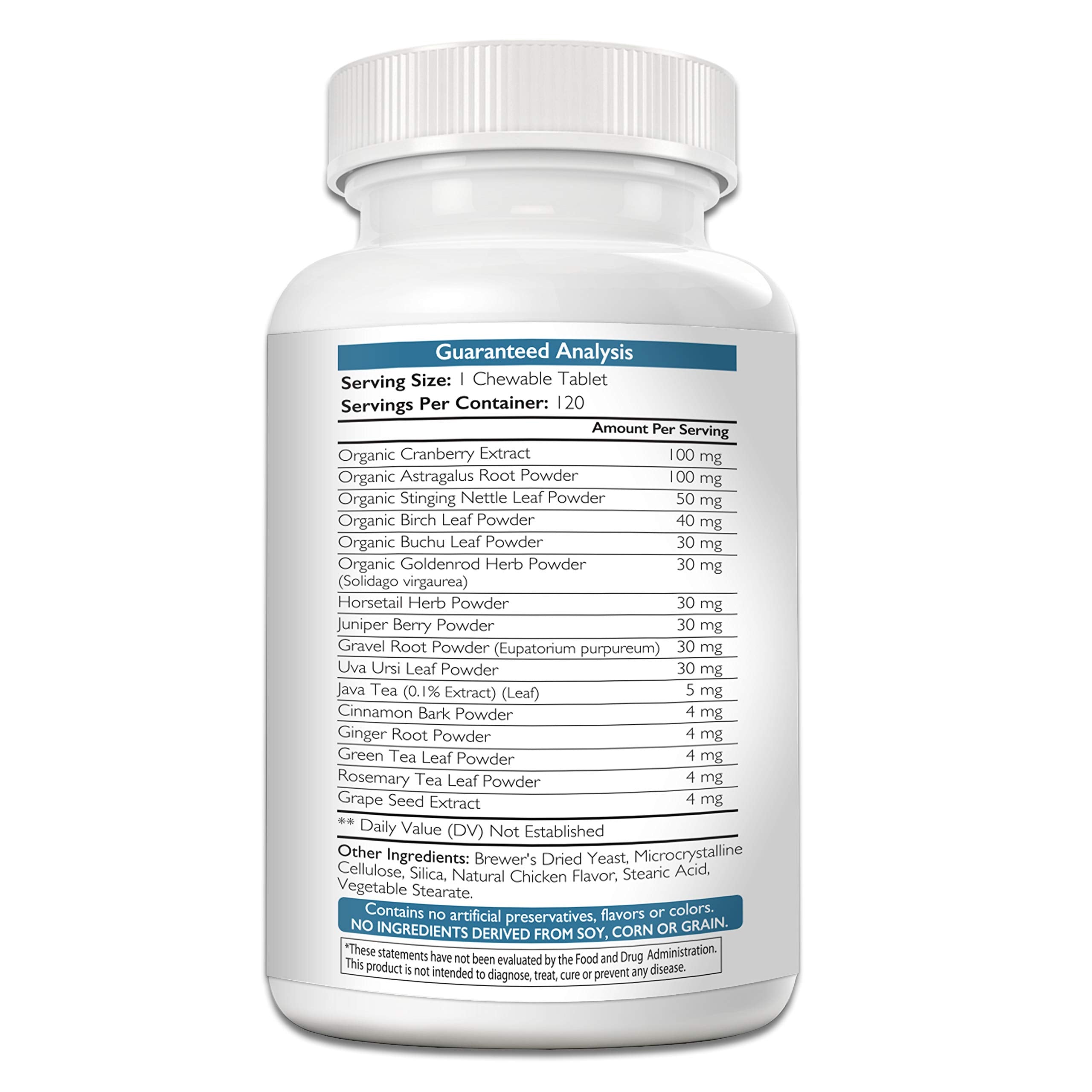 Nutrition Strength Kidney Support for Dogs with organic cranberry for immune and urinary balance.