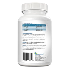 Nutrition Strength Quercetin for Dogs with Bromelain ingredients image emphasizing antioxidant activity.